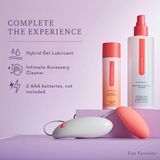 Pure Romance Fan Favorite Clitoral Vibrator Silky Soft Silicon & Bath Friendly