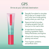 Pure Romance GPS G-Spot Cream Pleasurable Tingling Stimulation