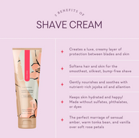 Pure Romance Love Story Conditioning Shave Cream Prevents Bumps & Ingrown