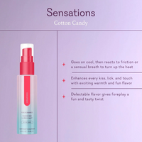 Pure Romance Sensations Cotton Candy Warming Lubricant