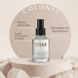 Pure Romance Titan Cologne Masculine Scent Pheromones Infused Luxury Fragrance