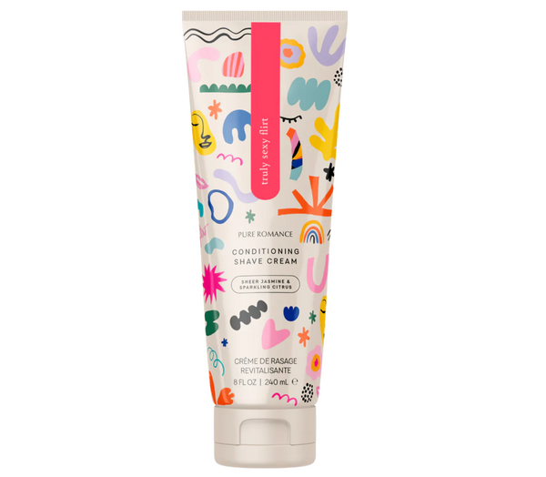 Pure Romance Truly Sexy Flirt Conditioning Shave Cream Prevents Bumps & Ingrown
