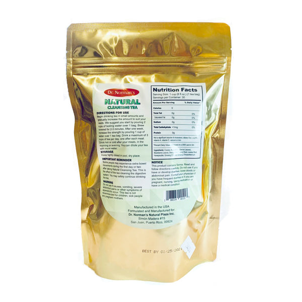 Dr. Norman's Natural Cleansing Tea (30 Bags) – Jireh Bloom
