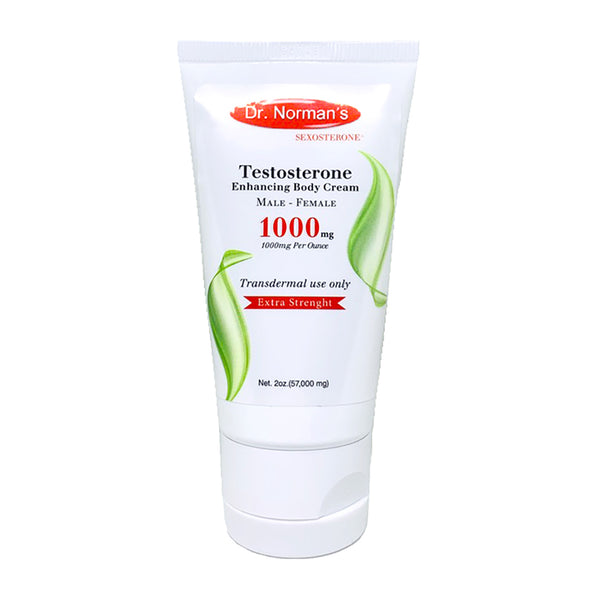 Dr. Norman's Testosterone 1000mg Enhancing Body Cream 2 oz (Female - Male)