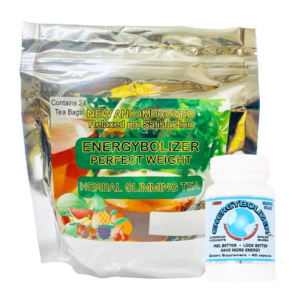 Energybolizer Perfect Weight Herbal Slimming Tea + Energybolizer Advanced Formula Bundle